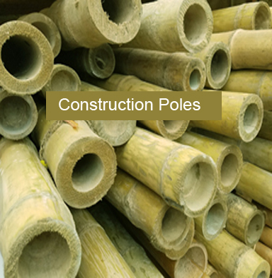 Bamboo Construction Pole